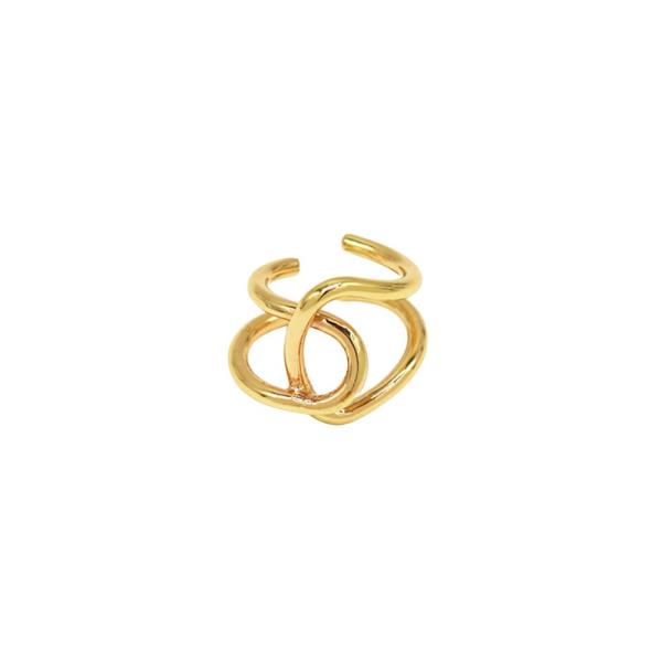 SECRET BOX GOLD DIPPED LINKED RING