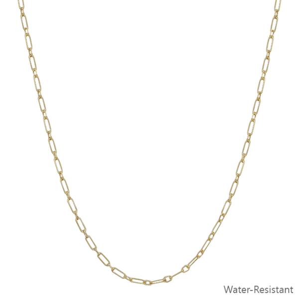 CLIP CHAIN BODY SHORT NECKLACE