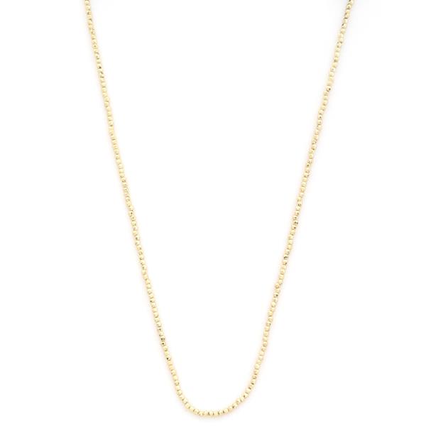DAINTY BEAD METAL NECKLACE