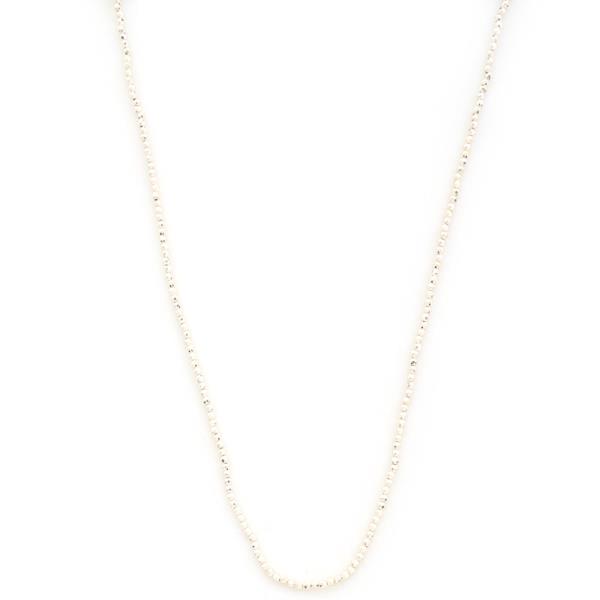 DAINTY BEAD METAL NECKLACE