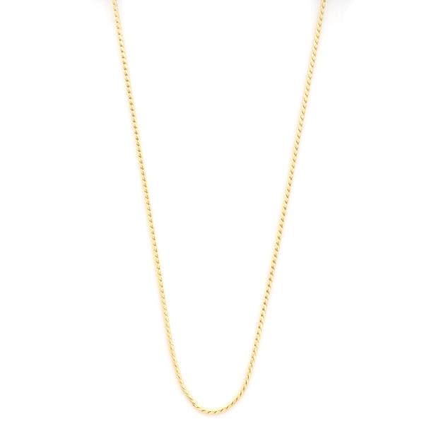 SODAJO THICKER LAYERED 18KT GOLD DIPPED NECKLACE