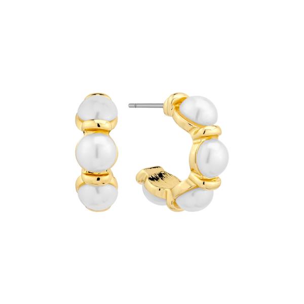 PEARL METAL 20MM HOOP EARRING