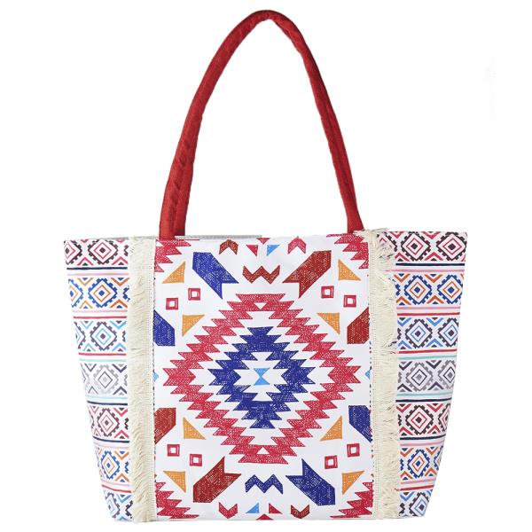 (ONLINE ONLY) BOHO FRINGE TOTE BAG