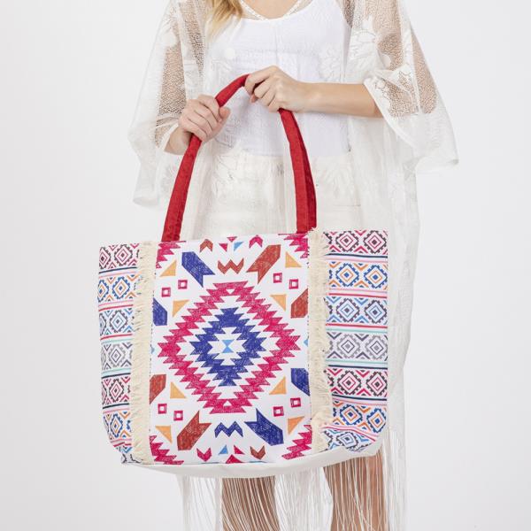 BOHO FRINGE TOTE BAG