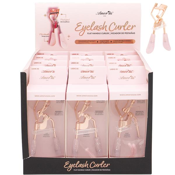 FLAT HANDLE EYELASH CURLER (12 UNITS)