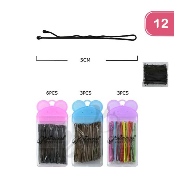 HAIR BOBBY PINS (12 UNITS)