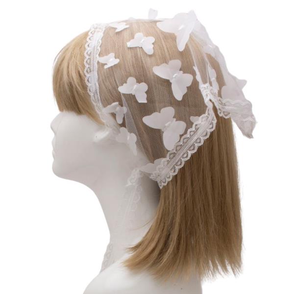 BUTTERFLY LACE HAIR WRAP