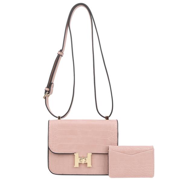 H BUCKLE CROSSBODY BAG WITH WALLET