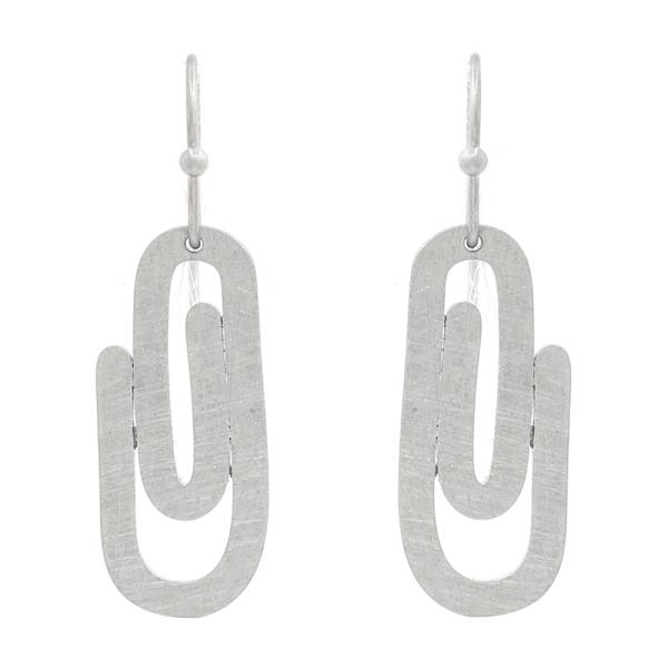 PAPER CLIP HOOK EARRING