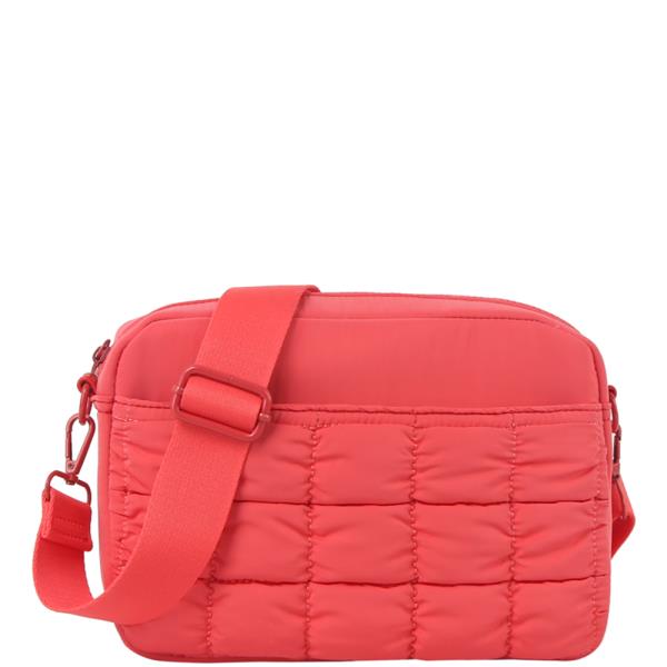 SMOOTH CUSHION QUILTED CROSSBODY BAG