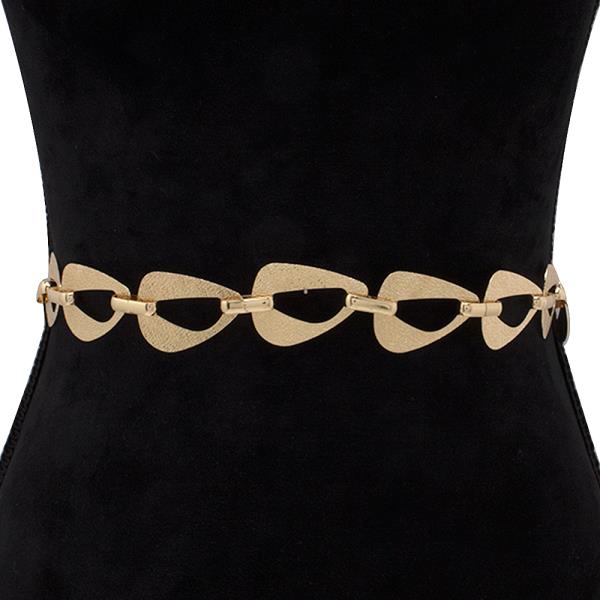 OPEN SHAPED LINK METAL BELT