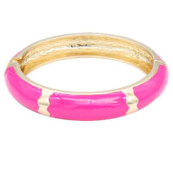 COLOR METAL BANGLE BRACELET