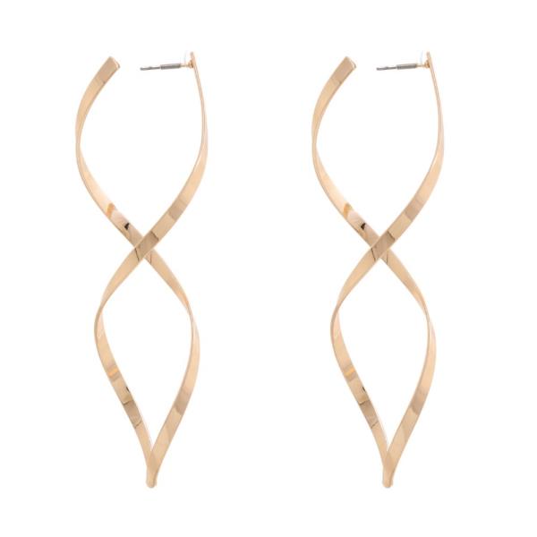 SDJ METAL SWIRL EARRING