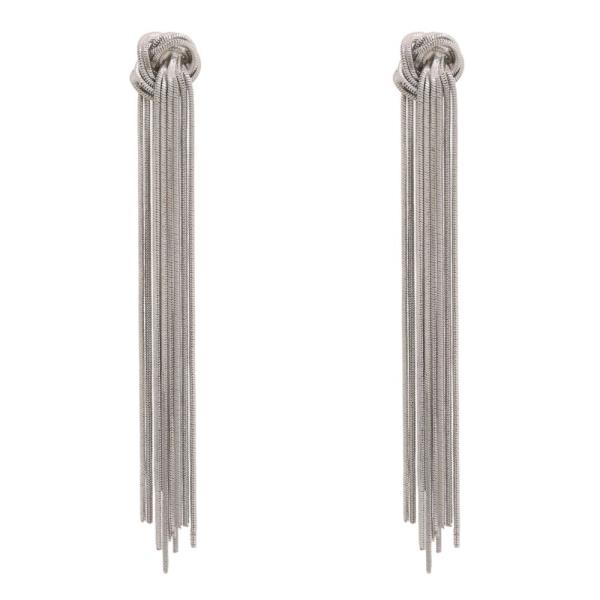 SDJ METAL KNOT DROP EARRING