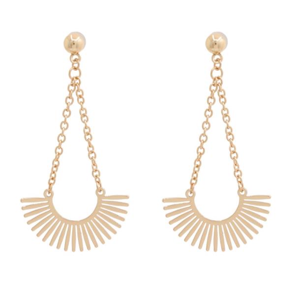 SODAJO GOLD DIPPED DANGLE EARRING