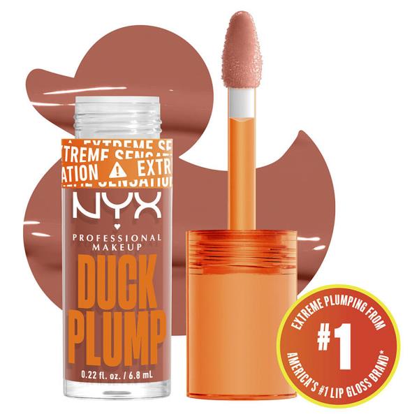 NYX DUCK PLUM HIGH PIGMENT PLUMPING LIP GLOSS (3 UNITS)