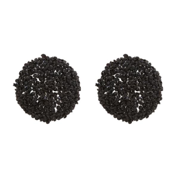 GLITTER RHINESTONE POST EARRING