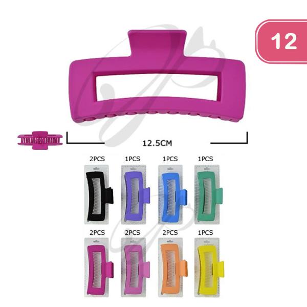 HAIR CLAW CLIP (12 UNITS)