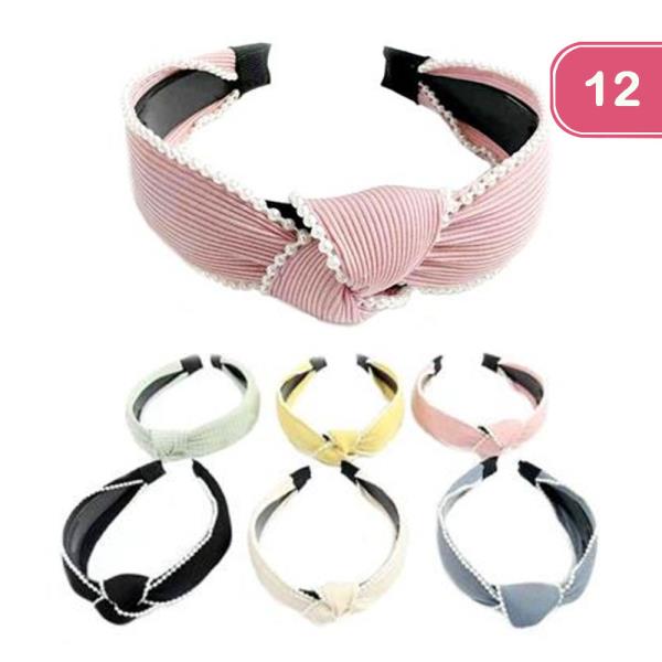 KNOTTED HEADBAND (12 UNITS)