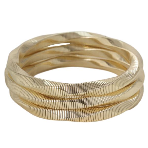 3PK OMEGA CHAIN STRETCH BRACELET