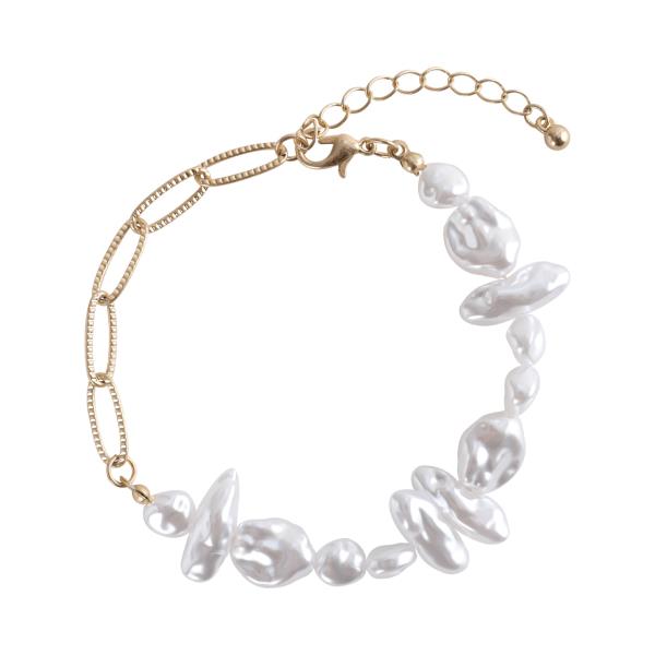 FANCY PEARL CHAIN BRACELET