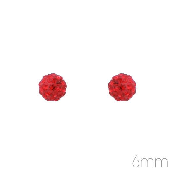6MM CLAY BALL STUD EARRING