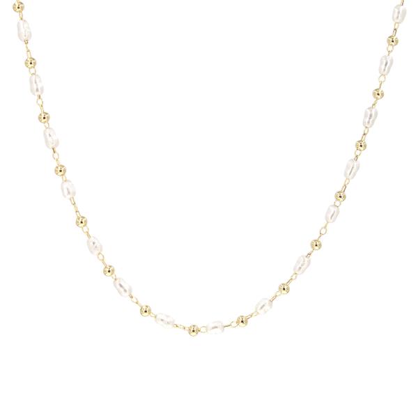 PEARL BEAD CHAIN NECKLACE