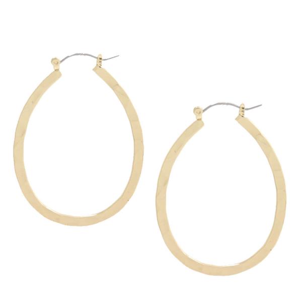 SODAJO TEARDROP GOLD DIPPED EARRING