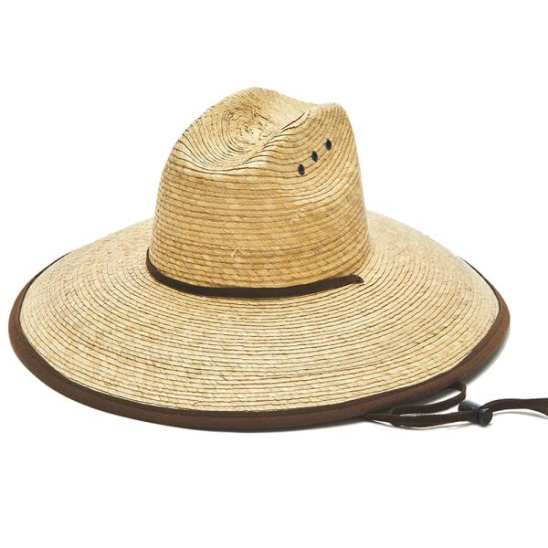 STRAW SUN HAT WITH STRAP