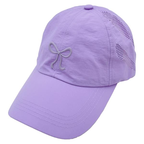 RUBBER BOW MESH BASEBALL CAP