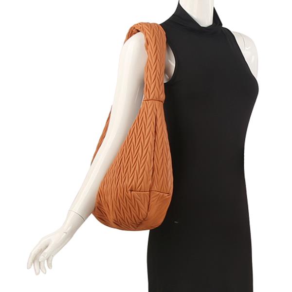 EMBOSSED STYLISH HOBO BAG