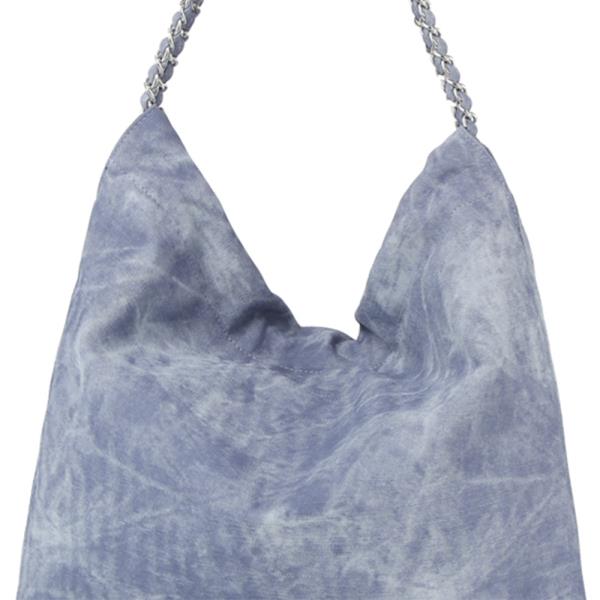 DENIM HOBO BAG