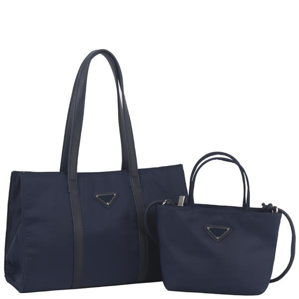 2IN1 SMOOTH TOTE W MINI BAG SET