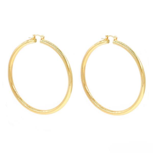 ALUMINUM HOOP-70MM EARRING