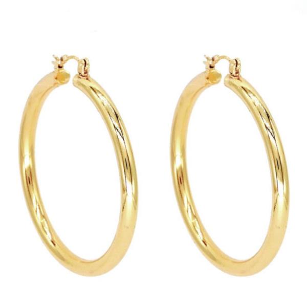 ALUMINUM HOOP-50MM EARRING