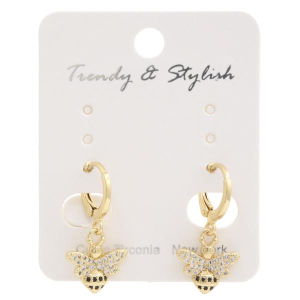 BEE CUBIC ZIRCONIA EARRING