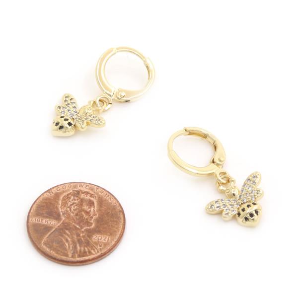 BEE CUBIC ZIRCONIA EARRING