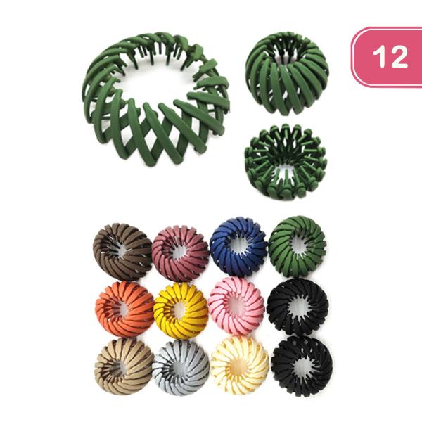 EXPANDABLE PONYTAIL HAIR TIE (12 UNITS)