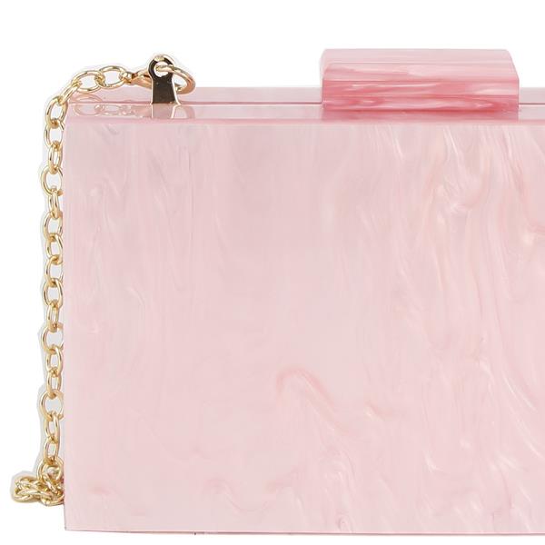 ACRYLIC PATTERN DESIGN EVENING CLUTCH BAG