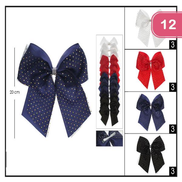 HAIR BOW HAIR PIN (12 UNITS)