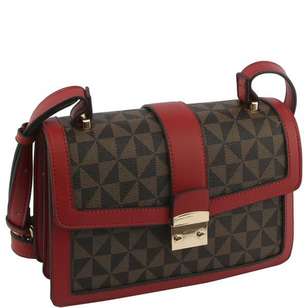 MONOGRAM PRINT CROSSBODY BAG