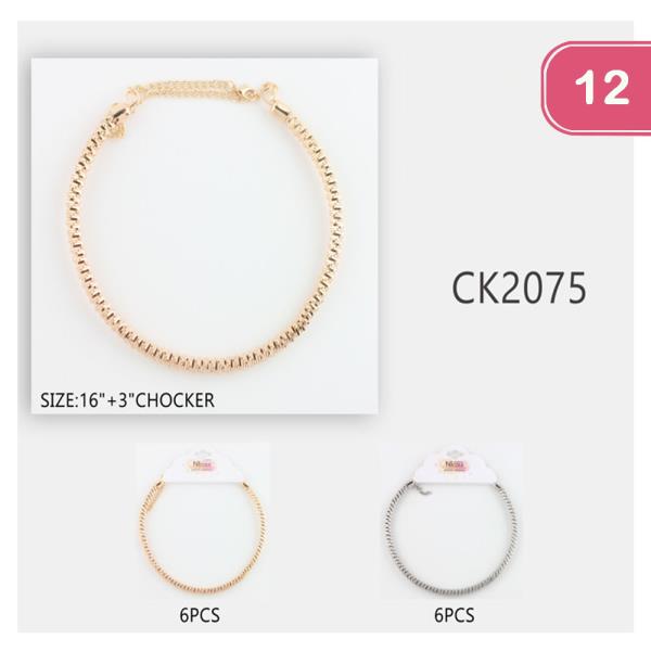 CHOKER NECKLACE (12 UNITS)