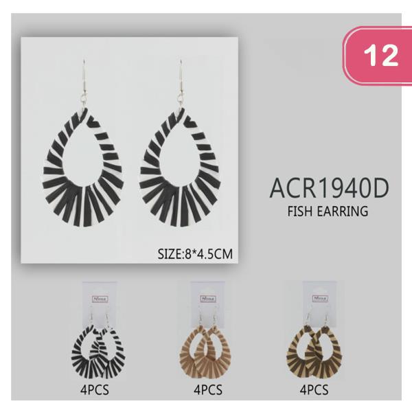 FISH EARRING (12 UNITS)