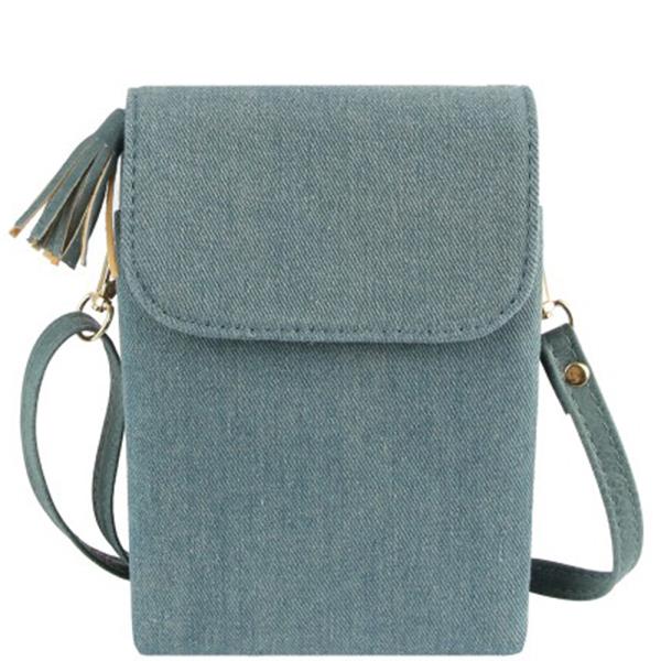 SMOOTH TASSEL CROSSBODY BAG