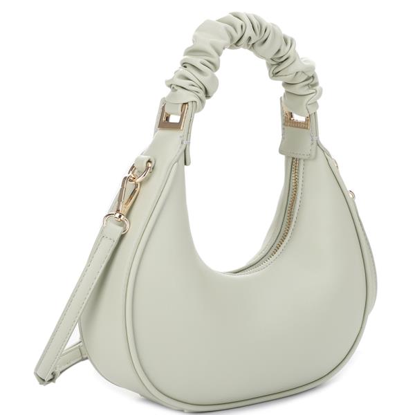 SMOOTH WRINKLE SHOULDER CROSSBODY BAG