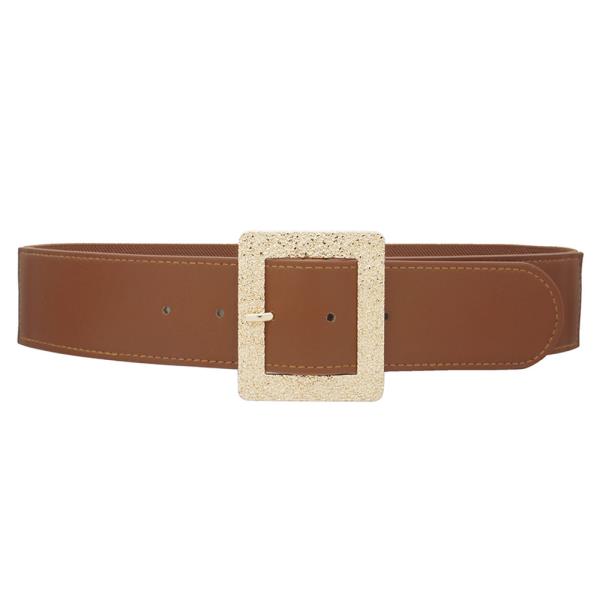 PLUS TEXTURED RECTANGLE ELASTIC BELT