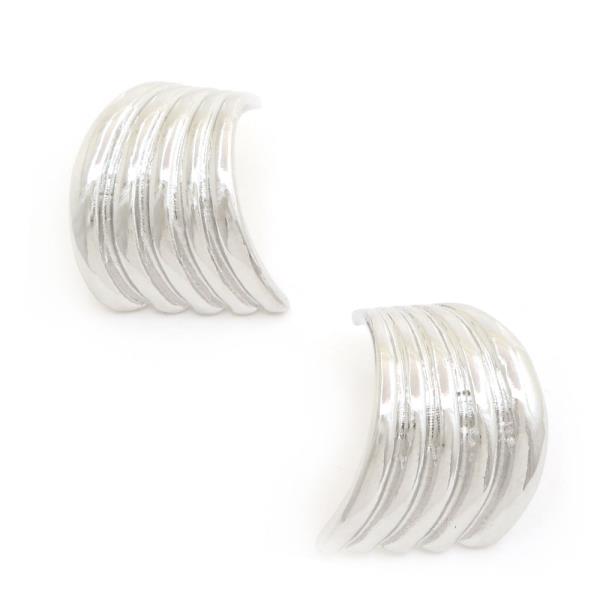 CURVE METAL EARRING