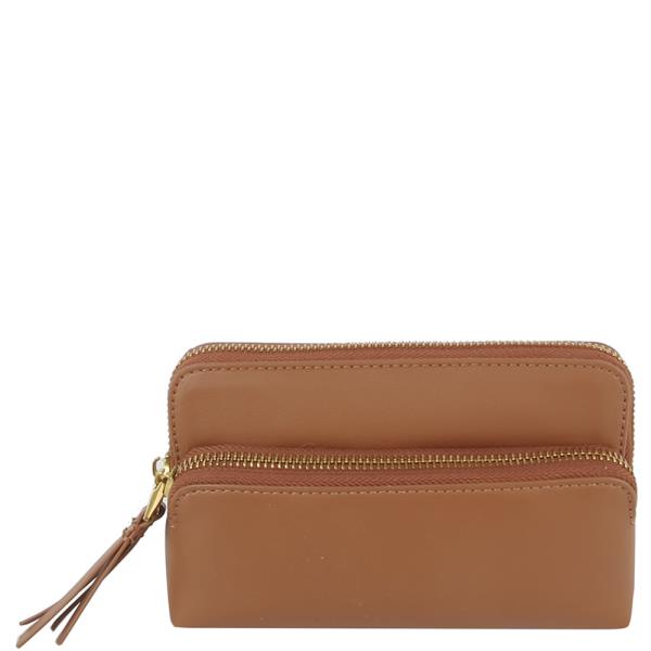 SMOOTH ZIPPER CROSSBODY BAG