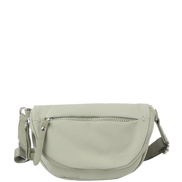 ROUND ZIPPER CROSSBODY BAG