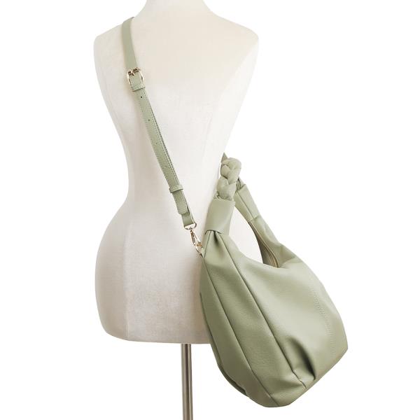 SMOOTH SHOULDER HOBO BAG